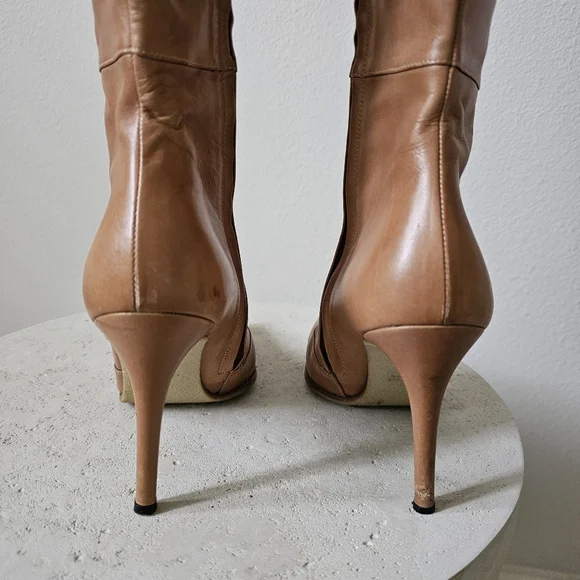 Gucci leather knee high boots - Picture 6 of 16